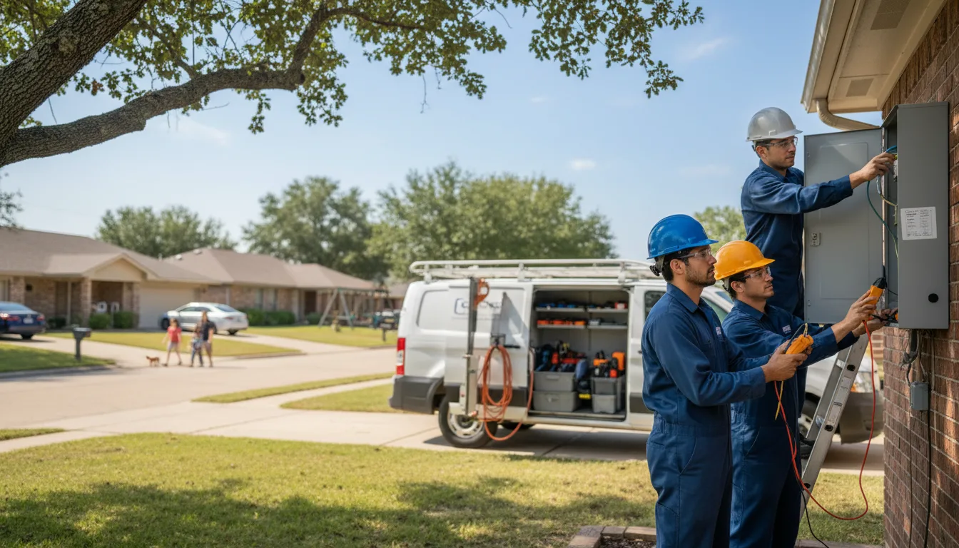 Certified electrician providing emergency electrical services in Stockton, KS